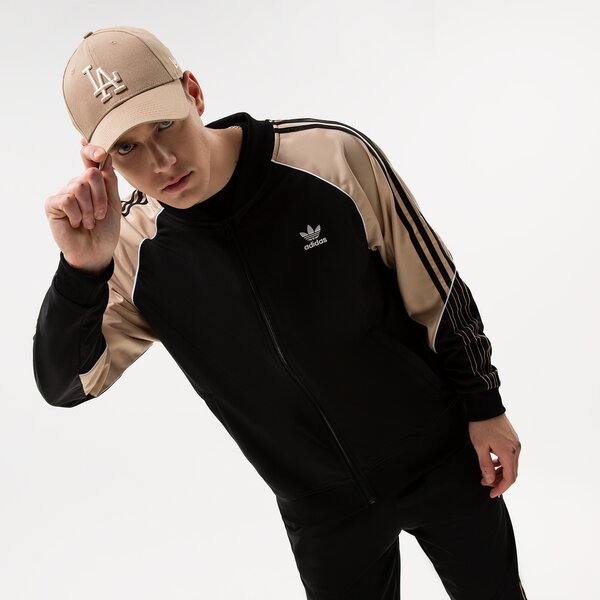 Vīriešu džemperis ADIDAS DŽEMPERIS AR RĀVĒJSLĒDZĒJU  TRICOT SST TT hi3000 krāsa melna