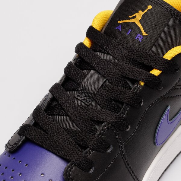 Sporta apavi bērniem AIR JORDAN 1 LOW BG  553560-075 krāsa melna