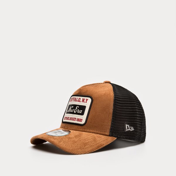 Vīriešu cepure ar nagu NEW ERA CEPURE CORD TRUCKER NEWERA BRW NONE 60364187 krāsa brūna