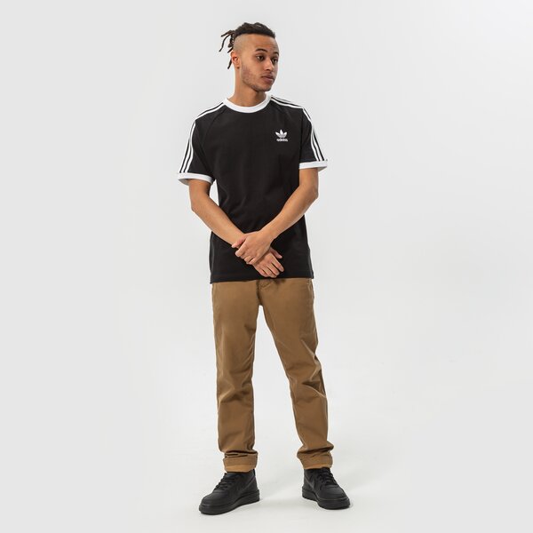 Vīriešu t krekli ADIDAS T-KREKLS 3-STRIPES TEE gn3495 krāsa melna