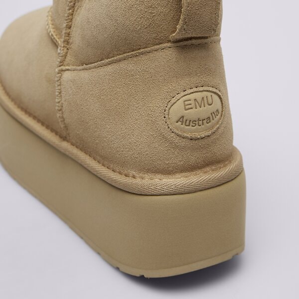 Casual sievietēm EMU AUSTRALIA STINGER MICRO FLATFORM w13082almond krāsa krēmīga