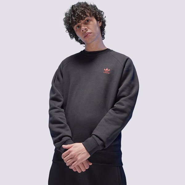 Vīriešu džemperis ADIDAS DŽEMPERIS ESSENTIAL CREW ORIGINALS CORE iz0015 krāsa melna