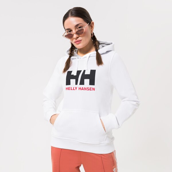 Sieviešu džemperis HELLY HANSEN  DŽEMPERIS AR KAPUCI  W HH LOGO HOODI 33978001 krāsa balta