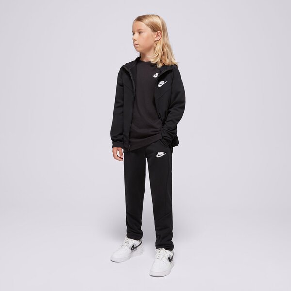 T krekli bērniem NIKE SPORTA KOSTIMS K NSW TRACKSUIT POLY HD FZ LBR UNISEX fd3072-010 krāsa melna