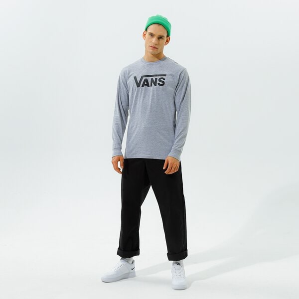 Vīriešu t krekli VANS T-SHIRT VANS CLASSIC LS vn000k6hatj1 krāsa pelēka
