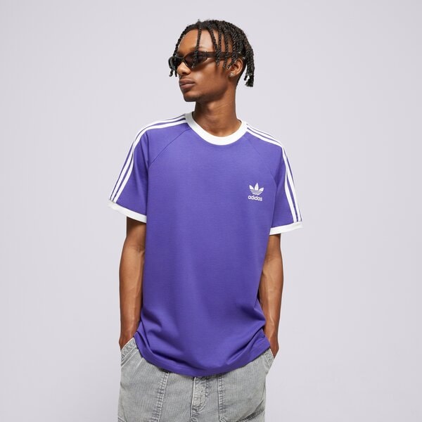 Vīriešu t krekli ADIDAS T-SHIRT 3-STRIPES TEE im9394 krāsa violeta