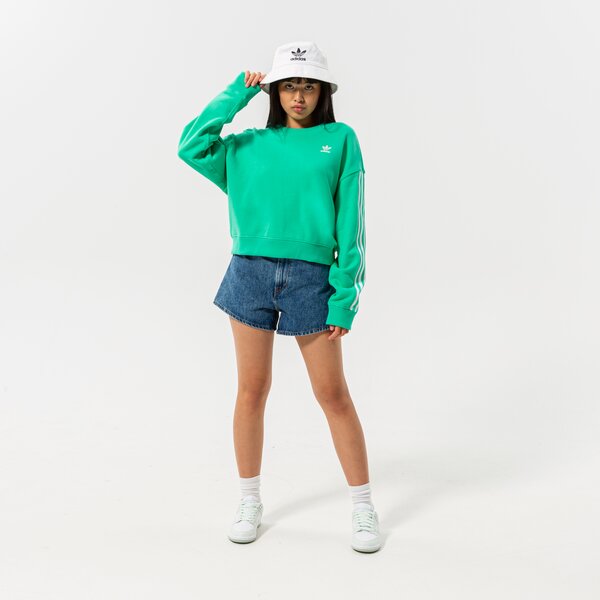 Sieviešu džemperis ADIDAS DŽEMPERIS SWEATSHIRT he9735 krāsa zaļa