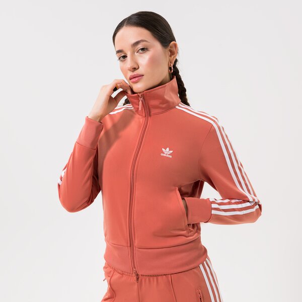 Sieviešu džemperis ADIDAS DŽEMPERIS AR RĀVĒJSLĒDZĒJU  FIREBIRD TT PB hn5899 krāsa brūna