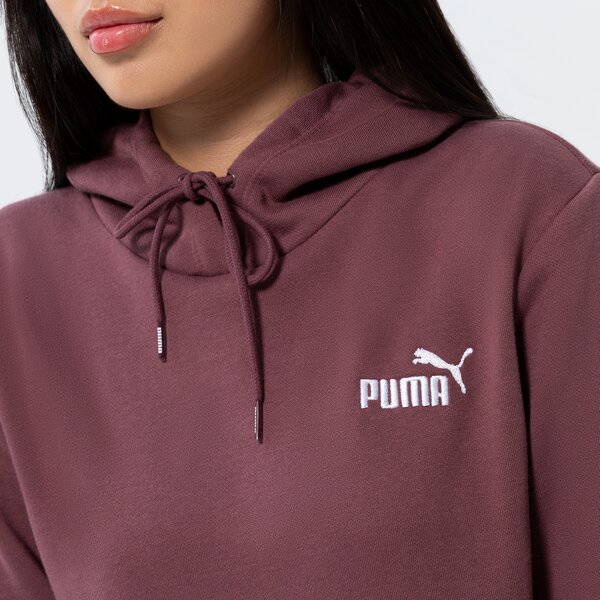 Sieviešu džemperis PUMA  DŽEMPERIS AR KAPUCI    ESS+ EMBROIDERY HOODIE FL 670004 75 krāsa bordo
