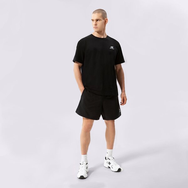 Vīriešu šorti NEW BALANCE ŠORTI NB ESSENTIALS UNI-SSENTIALS FLEECE SHORT us21500bk krāsa melna