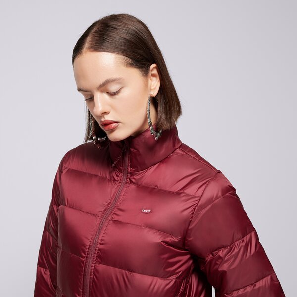 Sieviešu ziemas jaka LEVI'S JAKA ZIEMAS WMS PACKABLE DOWN JACKET REDS a8320-0007 krāsa bordo