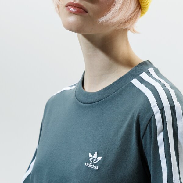 Krekli sievietēm ADIDAS T-SHIRT 3STR LONGSLEEVE gn2959 krāsa zaļa