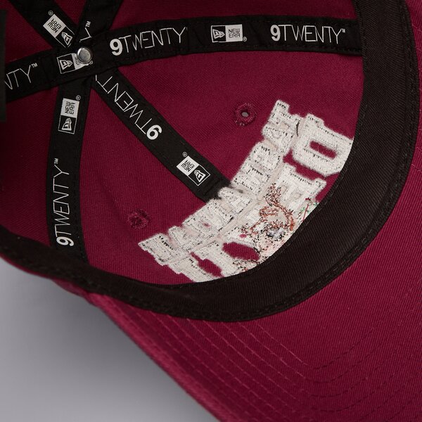 Vīriešu cepure ar nagu NEW ERA CEPURE WB WASHED 920 TAZ TAZ 60595269 krāsa bordo