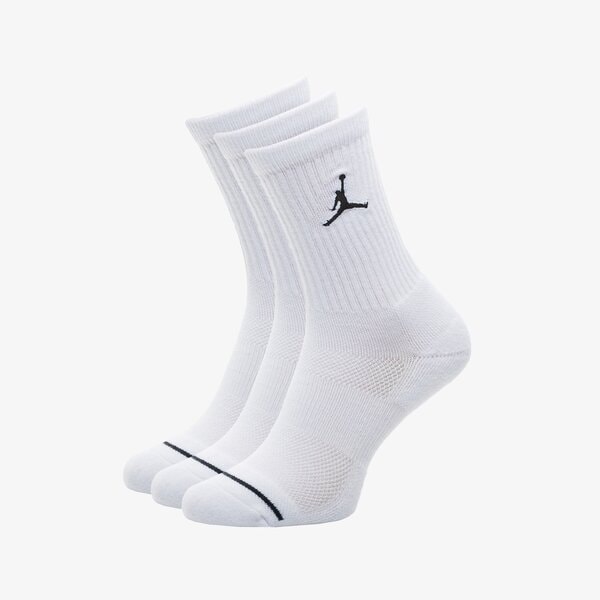 Sieviešu zeķes JORDAN ZEĶES UNISEX JORDAN JUMPMAN CREW SOCKS (3 PACK) sx5545-100 krāsa balta