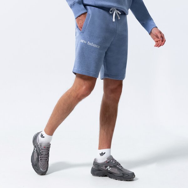 Vīriešu šorti NEW BALANCE ŠORTI NB ESSENTIALS PURE BALANCE FLEECE SHORT ms21552nhr krāsa zila
