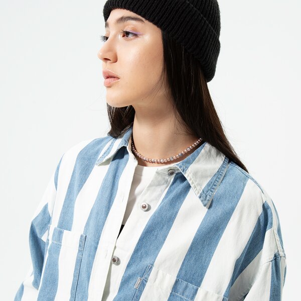 Krekli sievietēm LEVI'S KREKLS SILVERTAB LOOSE SHIRT a3493-0001 krāsa balta