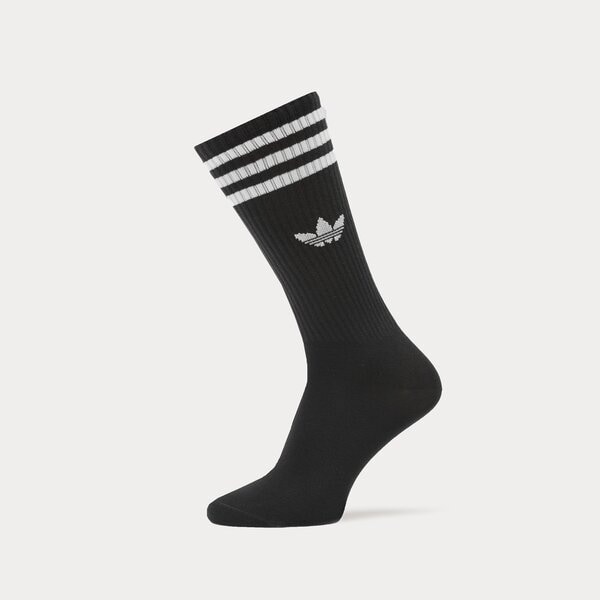 Sieviešu zeķes ADIDAS ZEĶES 3-PACK SOLID SOCKS HIGH CREW il5015 krāsa melna