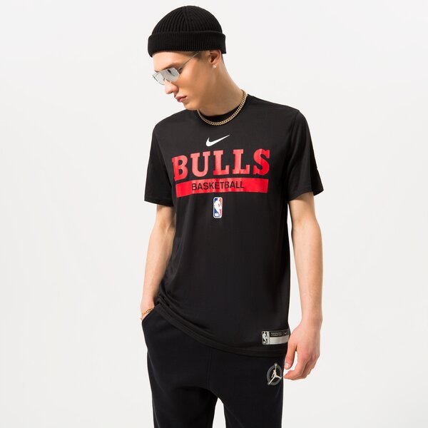 Vīriešu t krekli NIKE T SHIRT CHICAGO BULLS dr6456-010 krāsa melna