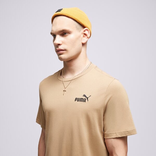 Vīriešu t krekli PUMA T-KREKLS ESS ELEVATED EMBROIDERED 67597385 krāsa bēša