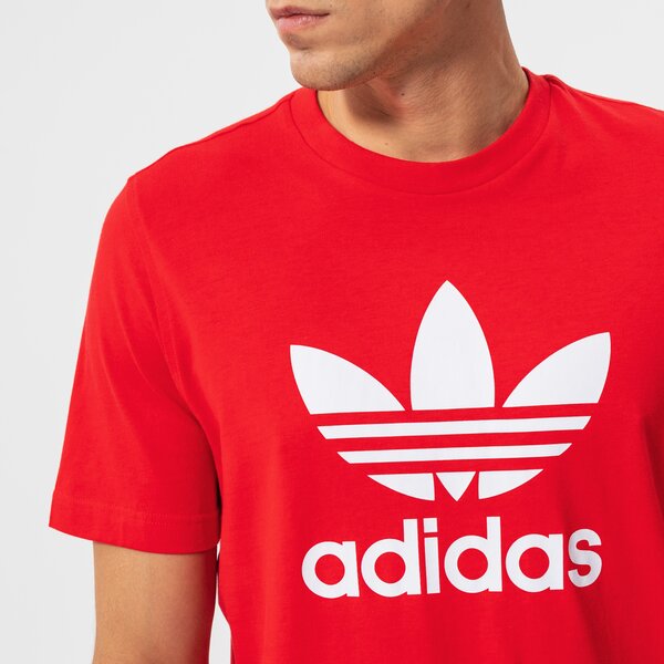 Vīriešu t krekli ADIDAS T-SHIRT TREFOIL T-SHIRT he9511 krāsa sarkana