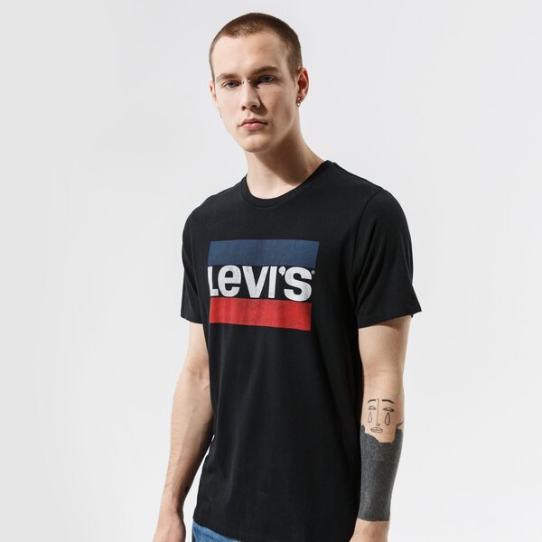Vīriešu t krekli LEVI'S T-SHIRT SPORTSWEAR LOGO GRAPHIC 396360050 krāsa melna