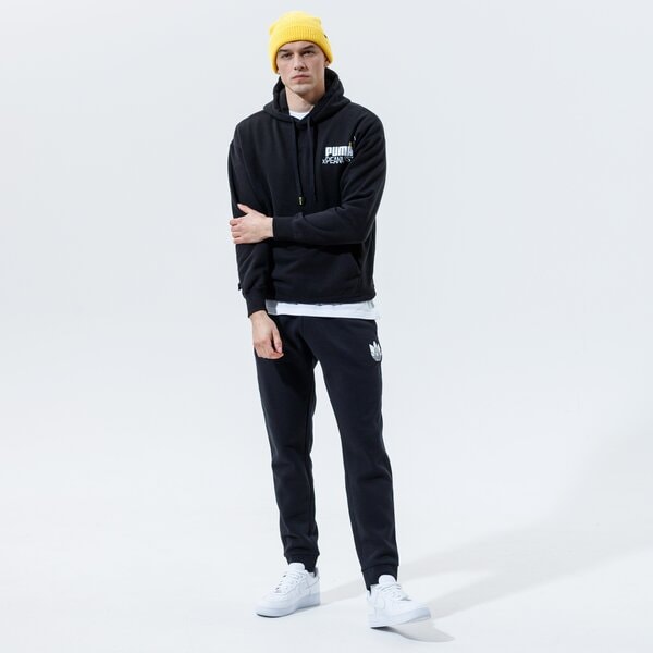 Vīriešu džemperis PUMA  DŽEMPERIS AR KAPUCI  PUMA X PEANUTS HOODIE 53061401 krāsa melna