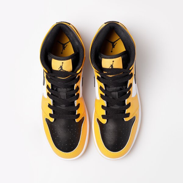 Sporta apavi bērniem AIR JORDAN 1 MID 554725-701 krāsa dzeltena