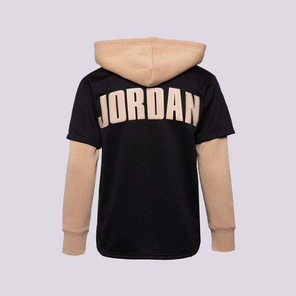 Džemperi bērniem JORDAN DŽEMPERIS  HOODED JUMPMAN BASEBALL P BOY 95d542-023 krāsa melna