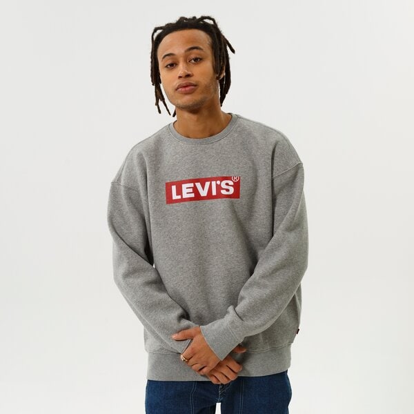 Vīriešu džemperis LEVI'S DŽEMPERIS T3 RELAXED GRAPHIC CREW 39134-0030 krāsa pelēka