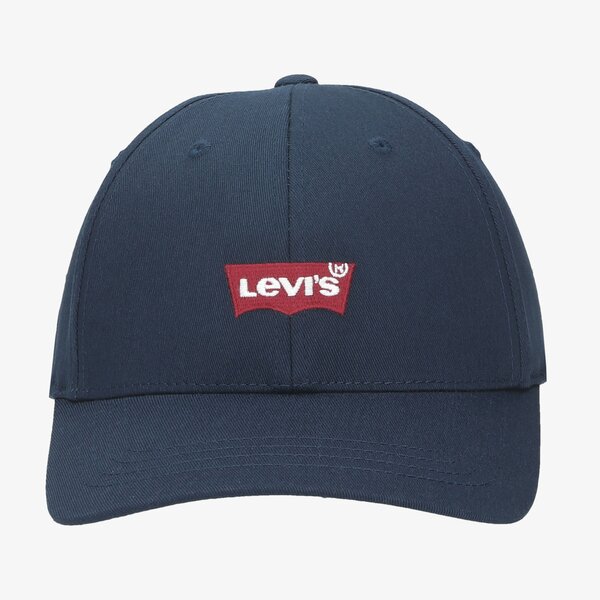 Sieviešu cepure ar nagu LEVI'S CEPURE MID BATWING FLEXFIT 38021-0249 krāsa tumši zila