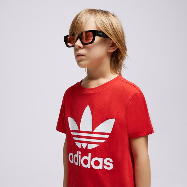 T krekli bērniem ADIDAS T-SHIRT TREFOIL TEE BOY ib9929 krāsa pelēka