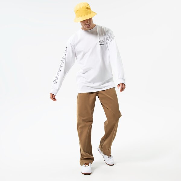 Vīriešu t krekli VANS T-KREKLS CHECKERBOARD RESEARCH LS TEE vn0a7s5mwht1 krāsa balta