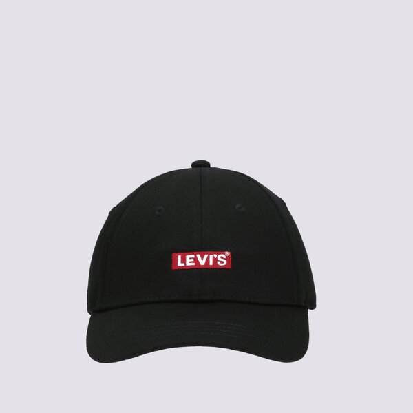 Sieviešu cepure ar nagu LEVI'S CEPURE CAP - BABY TAB LOGO d6250-0001 krāsa melna
