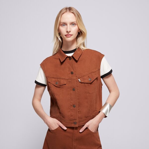 Sieviešu veste LEVI'S BEZ 001w2-0003 krāsa brūna