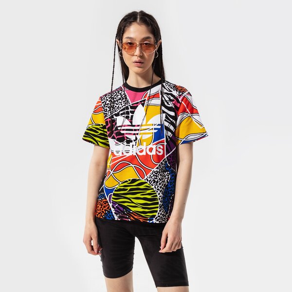 Krekli sievietēm ADIDAS T-SHIRT REGULAR TSHIRT hc4464 krāsa daudzkrāsaina