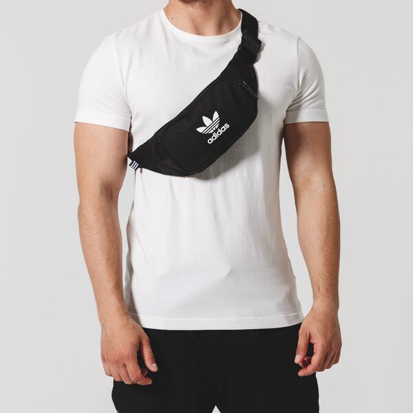 Sieviešu gurnu soma ADIDAS GURNU SOMA TREFOIL BUM BAG dv2400 krāsa melna