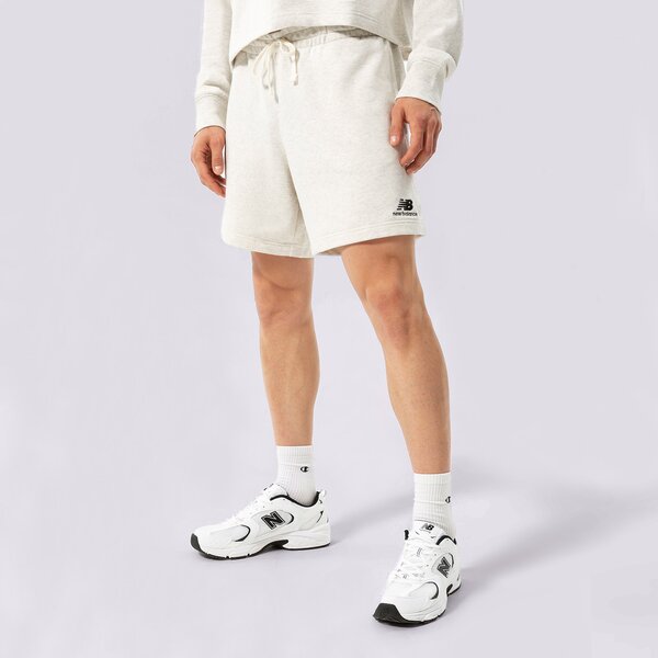 Vīriešu šorti NEW BALANCE ŠORTI NB ESSENTIALS UNI-SSENTIALS FLEECE SHORT us21500sah krāsa pelēka