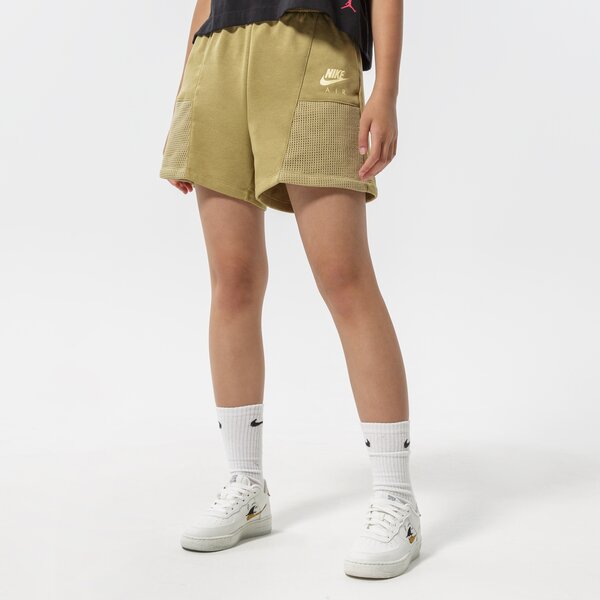 Sieviešu šorti NIKE ŠORTI W NSW AIR FLC SHORT dm6470-769 krāsa zaļa