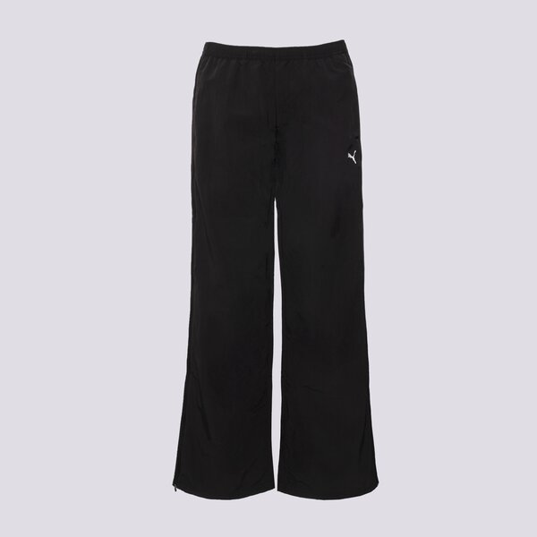 Sieviešu bikses PUMA BIKSES RELAXED WOVEN ZIP-OFF PANTS OP 629808 01 krāsa melna