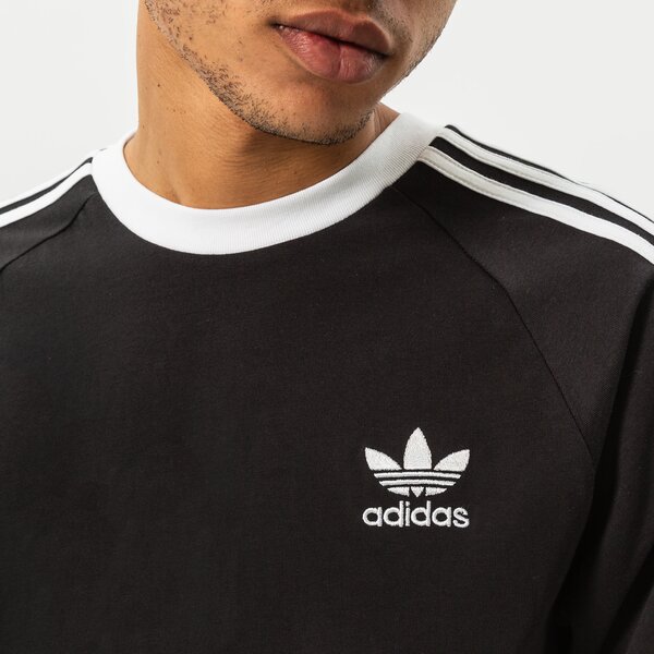 Vīriešu t krekli ADIDAS T-KREKLS 3-STRIPES TEE gn3495 krāsa melna