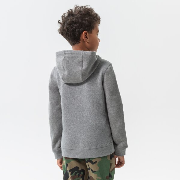 Džemperi bērniem NIKE  DŽEMPERIS AR KAPUCI  NIKE SPORTSWEAR CLUB BOY bv3757-091 krāsa pelēka