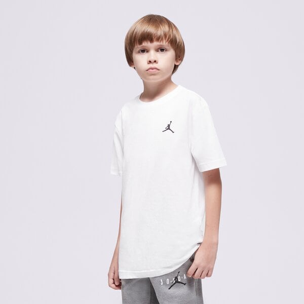 T krekli bērniem JORDAN T-SHIRT JDB JUMPMAN AIR EMB BOY 95d266-001 krāsa balta