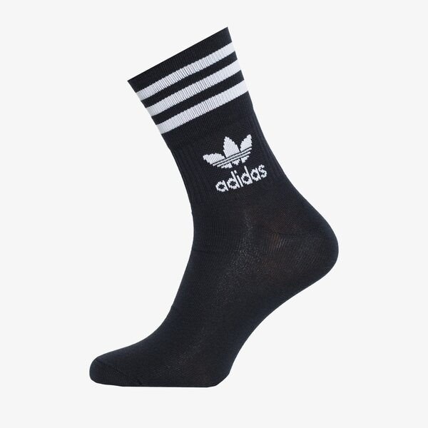 Sieviešu zeķes ADIDAS 3 PACK SOLID MID CREW SOCKS  gd3576 krāsa melna