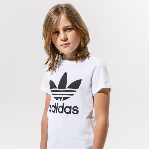 T krekli bērniem ADIDAS T-SHIRT TREFOIL TEE GIRL dv2904 krāsa balta