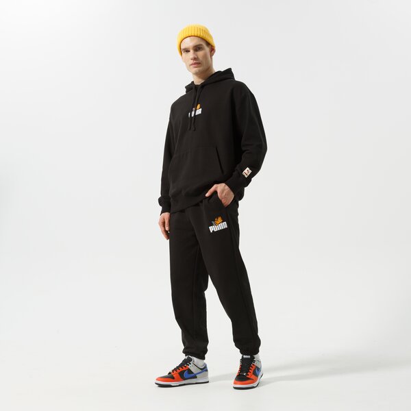 Vīriešu džemperis PUMA  DŽEMPERIS AR KAPUCI  PUMA X GARFIELD HOODIE 534435 01 krāsa melna