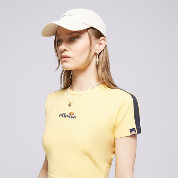 Krekli sievietēm ELLESSE T-KREKLS LATUS CROPPED T-KREKLS YELLOW sgk12165606 krāsa dzeltena