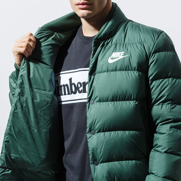 Ziemas jaka vīriešiem NIKE JAKA M NSW DWN FILL BOMBR 928819-370 krāsa zaļa
