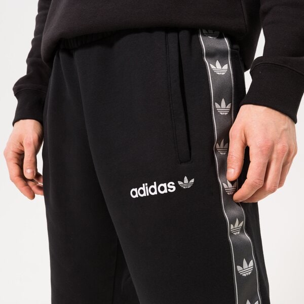 Vīriešu bikses ADIDAS BIKSES TAPE FLC PANT BLK hr4467 krāsa melna