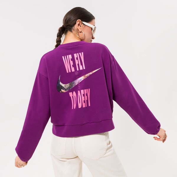 Sieviešu džemperis NIKE DŽEMPERIS W NK DF SI CREWNECK NBA dq6817-503 krāsa violeta