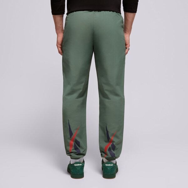 Vīriešu bikses REEBOK BIKSES CL F FR TRACKPANT 100206049 krāsa zaļa